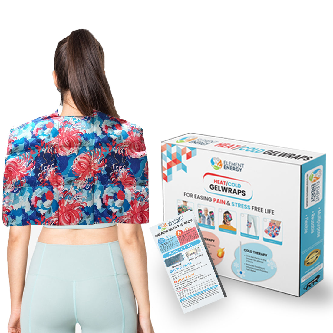 Cervical issues, Trapezitis, Rotator cuff injuries, Neck fatique, Tendonitis, Bursitis, Muscle spasms, Frozen shoulder, Fracture, Dislocation, Impingement syndrome, Sore muscles, Post workout, Fibromyalgia., gelpack, heatpack, coldpack, pain relief